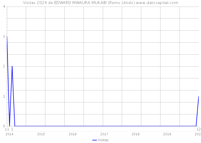 Visitas 2024 de EDWARD MWAURA MUKABI (Reino Unido) 