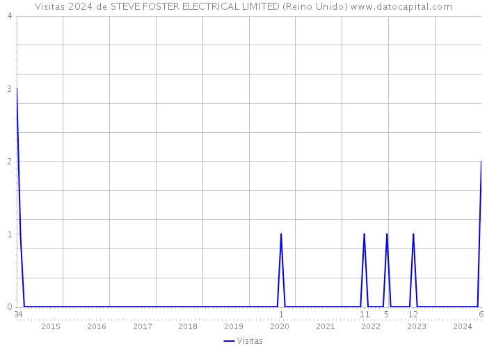 Visitas 2024 de STEVE FOSTER ELECTRICAL LIMITED (Reino Unido) 