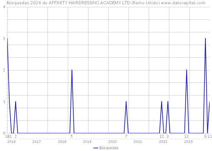 Búsquedas 2024 de AFFINITY HAIRDRESSING ACADEMY LTD (Reino Unido) 
