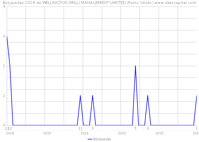 Búsquedas 2024 de WELLINGTON (MILL) MANAGEMENT LIMITED (Reino Unido) 