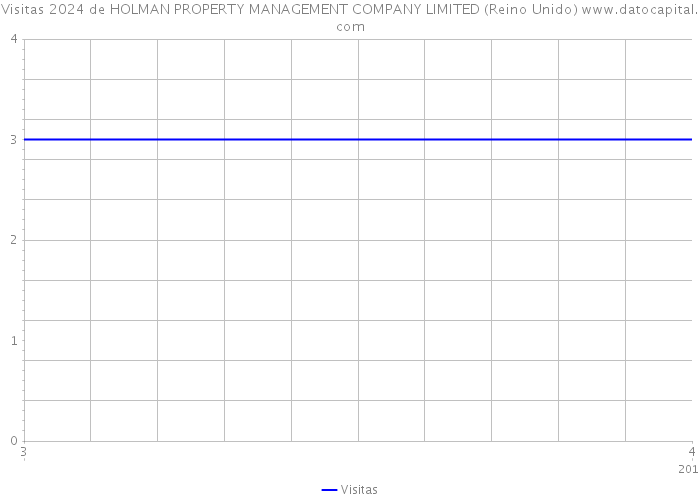 Visitas 2024 de HOLMAN PROPERTY MANAGEMENT COMPANY LIMITED (Reino Unido) 