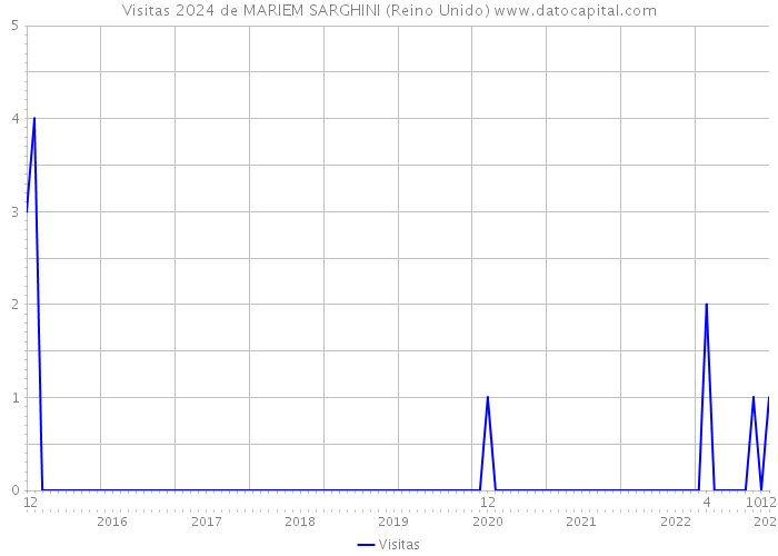 Visitas 2024 de MARIEM SARGHINI (Reino Unido) 