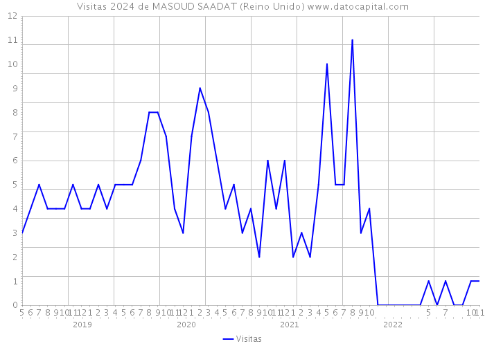 Visitas 2024 de MASOUD SAADAT (Reino Unido) 