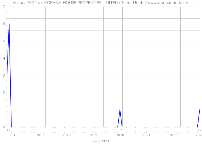 Visitas 2024 de COBHAM HOUSE PROPERTIES LIMITED (Reino Unido) 