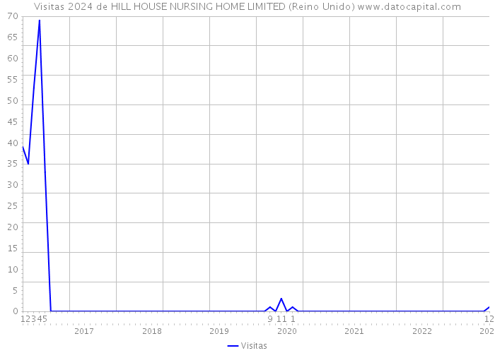 Visitas 2024 de HILL HOUSE NURSING HOME LIMITED (Reino Unido) 