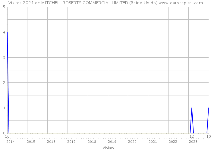 Visitas 2024 de MITCHELL ROBERTS COMMERCIAL LIMITED (Reino Unido) 