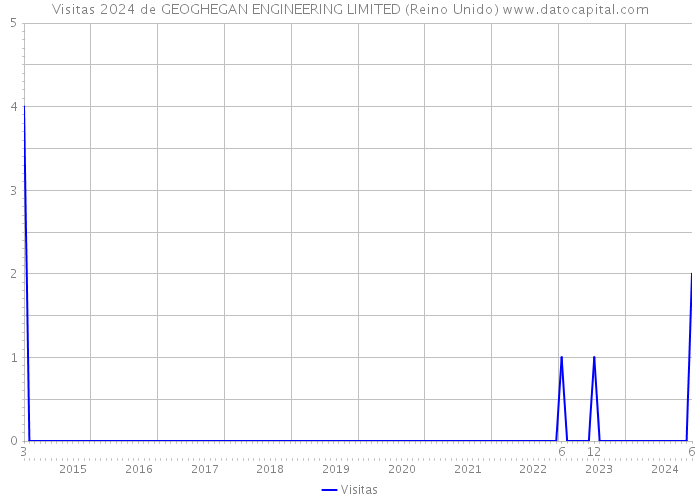 Visitas 2024 de GEOGHEGAN ENGINEERING LIMITED (Reino Unido) 