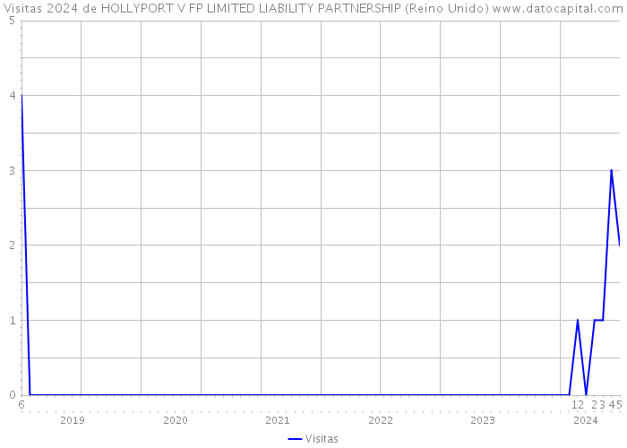 Visitas 2024 de HOLLYPORT V FP LIMITED LIABILITY PARTNERSHIP (Reino Unido) 