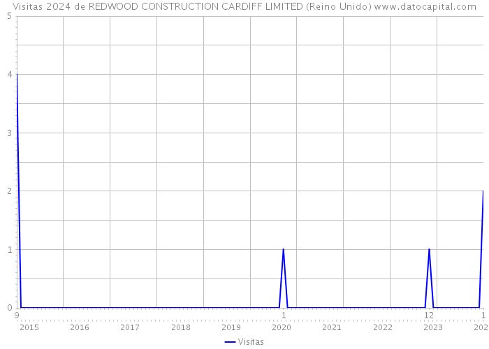 Visitas 2024 de REDWOOD CONSTRUCTION CARDIFF LIMITED (Reino Unido) 