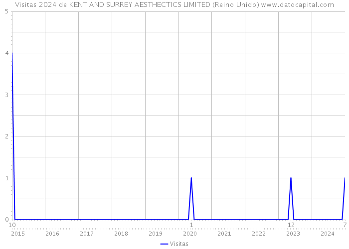 Visitas 2024 de KENT AND SURREY AESTHECTICS LIMITED (Reino Unido) 