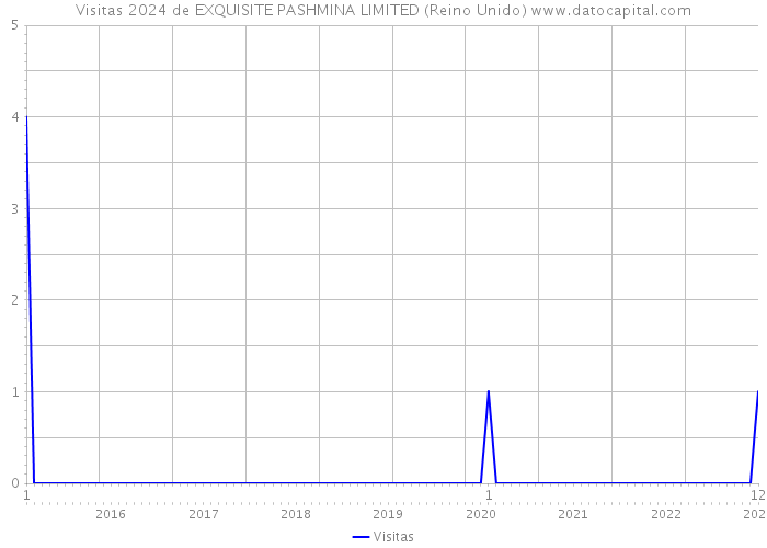 Visitas 2024 de EXQUISITE PASHMINA LIMITED (Reino Unido) 