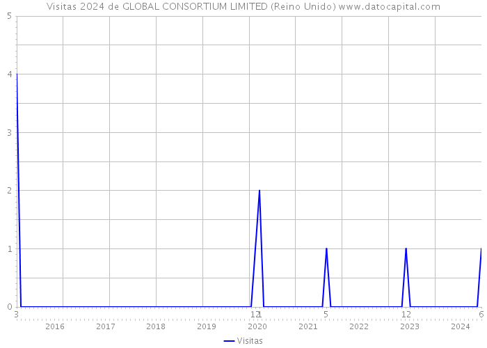 Visitas 2024 de GLOBAL CONSORTIUM LIMITED (Reino Unido) 