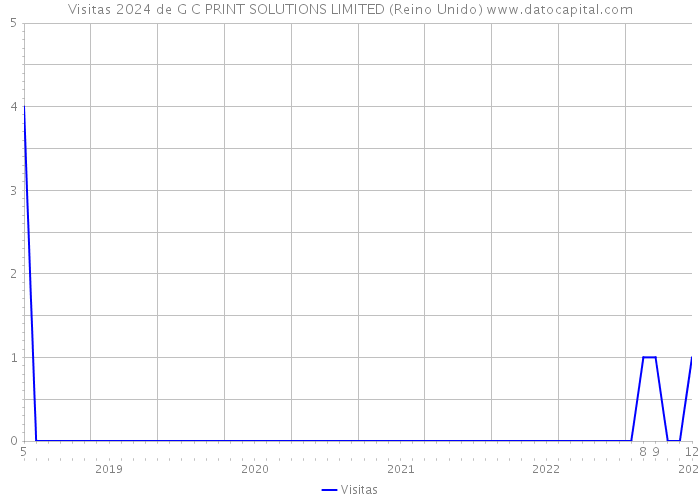 Visitas 2024 de G C PRINT SOLUTIONS LIMITED (Reino Unido) 