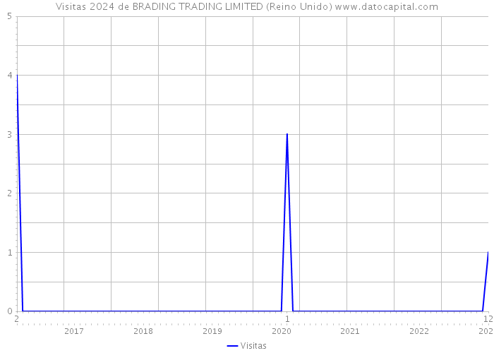 Visitas 2024 de BRADING TRADING LIMITED (Reino Unido) 