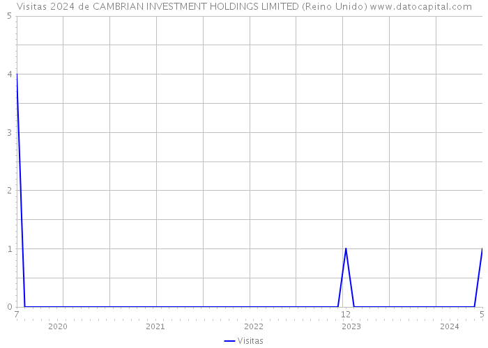 Visitas 2024 de CAMBRIAN INVESTMENT HOLDINGS LIMITED (Reino Unido) 