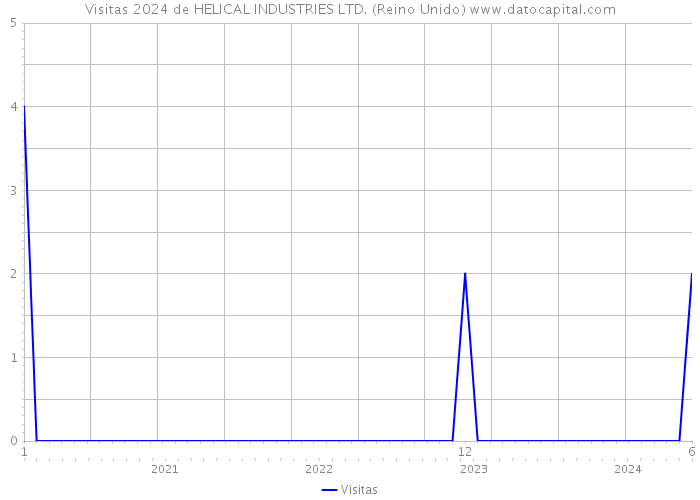 Visitas 2024 de HELICAL INDUSTRIES LTD. (Reino Unido) 