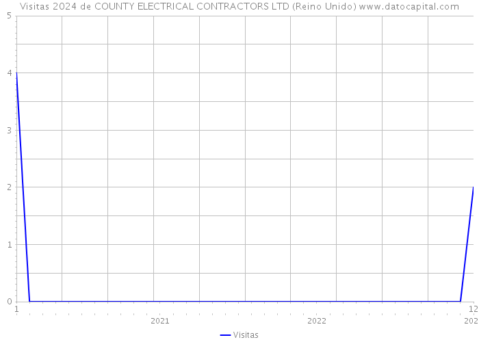 Visitas 2024 de COUNTY ELECTRICAL CONTRACTORS LTD (Reino Unido) 