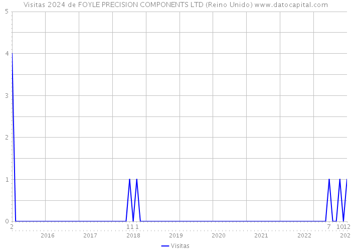 Visitas 2024 de FOYLE PRECISION COMPONENTS LTD (Reino Unido) 