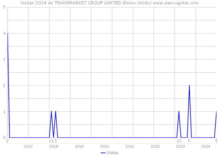 Visitas 2024 de TRANSMARKET GROUP LIMITED (Reino Unido) 