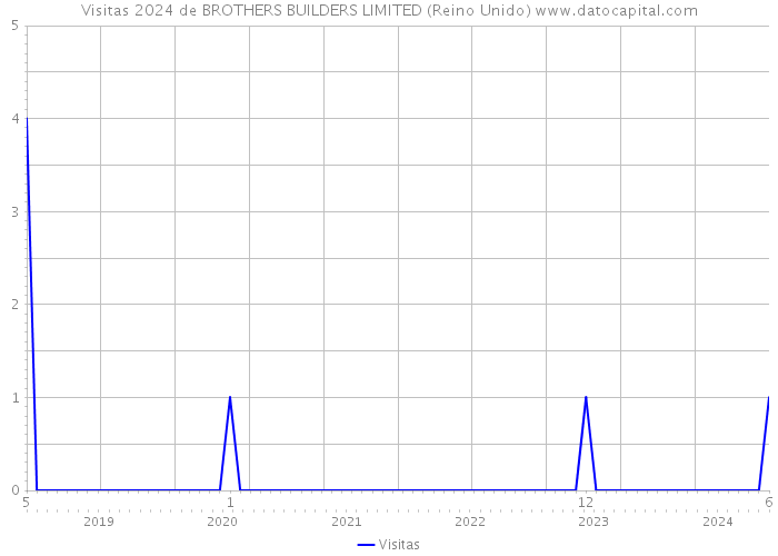 Visitas 2024 de BROTHERS BUILDERS LIMITED (Reino Unido) 