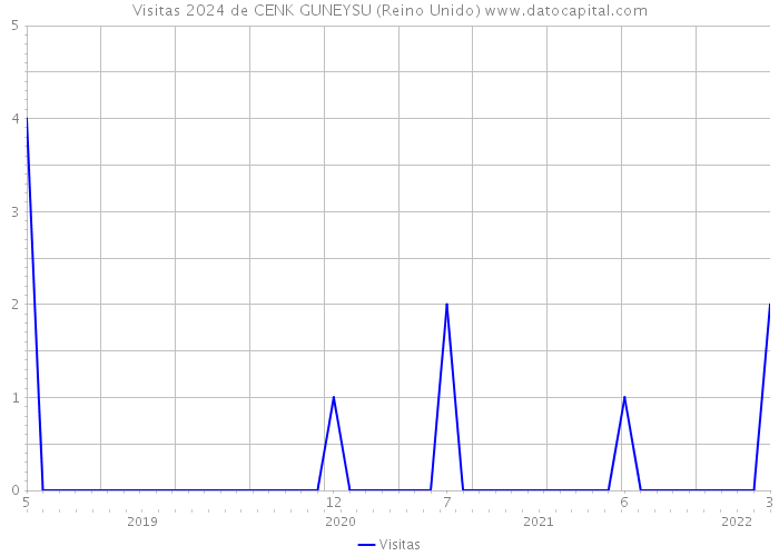 Visitas 2024 de CENK GUNEYSU (Reino Unido) 