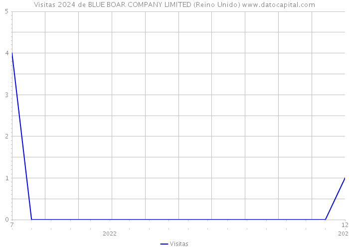 Visitas 2024 de BLUE BOAR COMPANY LIMITED (Reino Unido) 