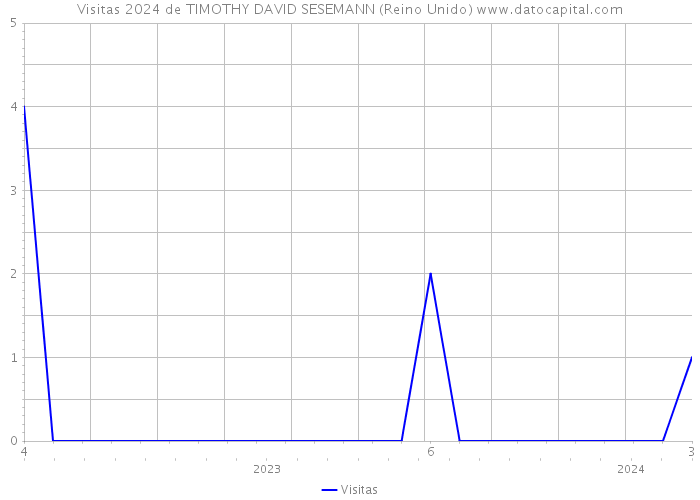 Visitas 2024 de TIMOTHY DAVID SESEMANN (Reino Unido) 