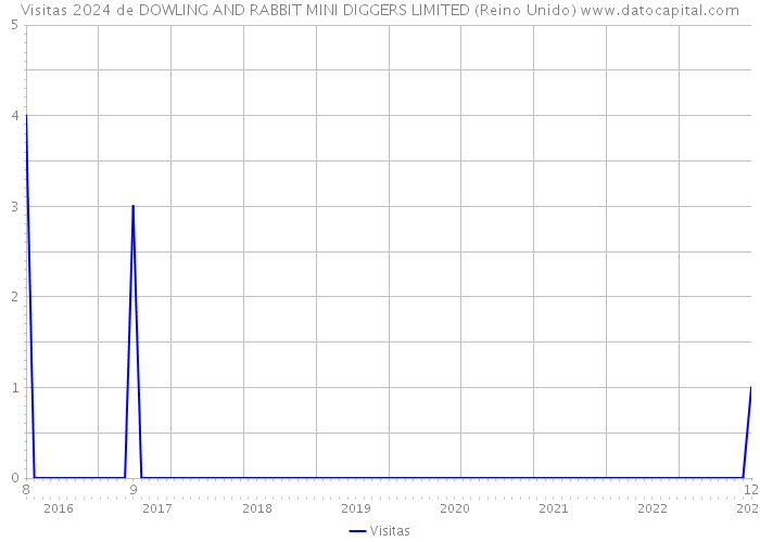 Visitas 2024 de DOWLING AND RABBIT MINI DIGGERS LIMITED (Reino Unido) 