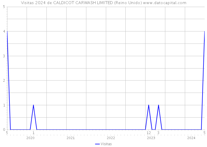 Visitas 2024 de CALDICOT CARWASH LIMITED (Reino Unido) 