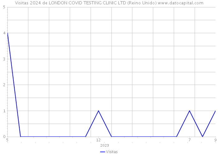 Visitas 2024 de LONDON COVID TESTING CLINIC LTD (Reino Unido) 