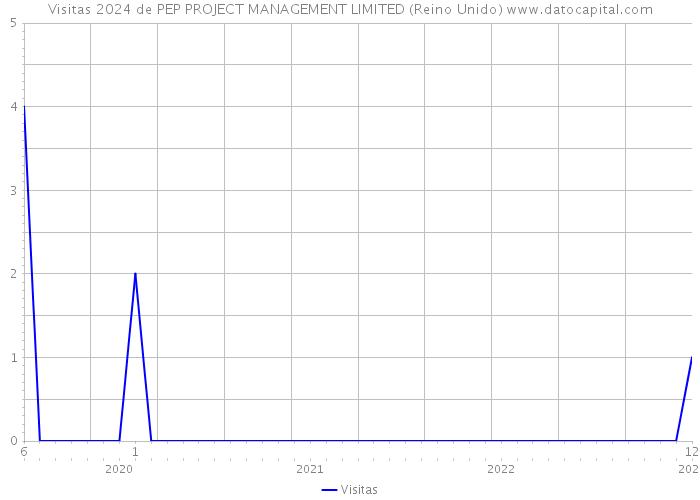 Visitas 2024 de PEP PROJECT MANAGEMENT LIMITED (Reino Unido) 