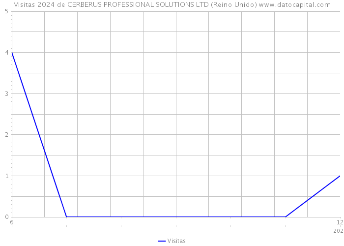 Visitas 2024 de CERBERUS PROFESSIONAL SOLUTIONS LTD (Reino Unido) 