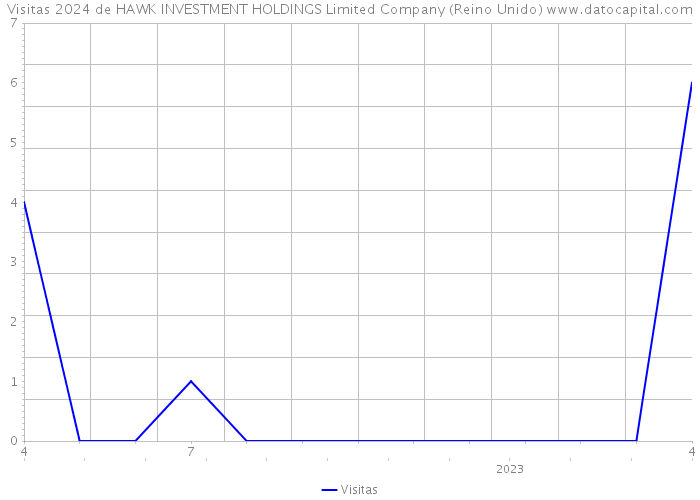 Visitas 2024 de HAWK INVESTMENT HOLDINGS Limited Company (Reino Unido) 