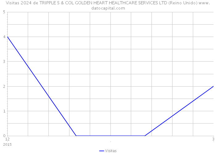 Visitas 2024 de TRIPPLE S & COL GOLDEN HEART HEALTHCARE SERVICES LTD (Reino Unido) 