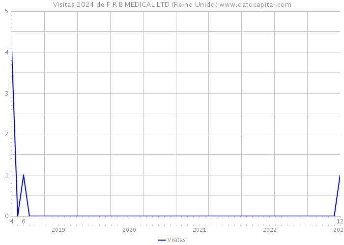 Visitas 2024 de F R B MEDICAL LTD (Reino Unido) 