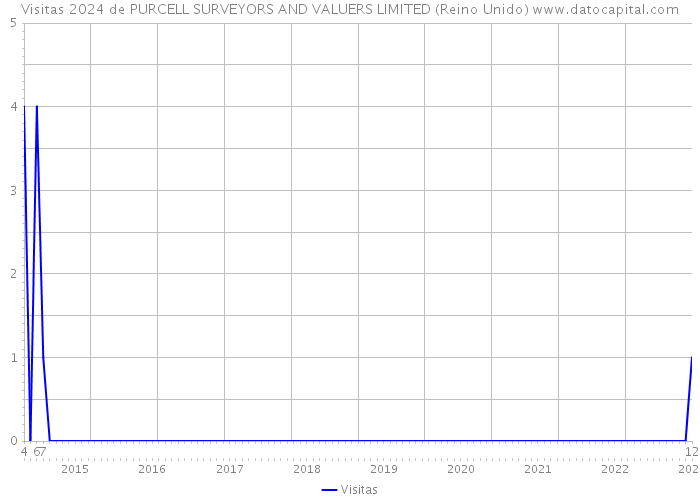 Visitas 2024 de PURCELL SURVEYORS AND VALUERS LIMITED (Reino Unido) 
