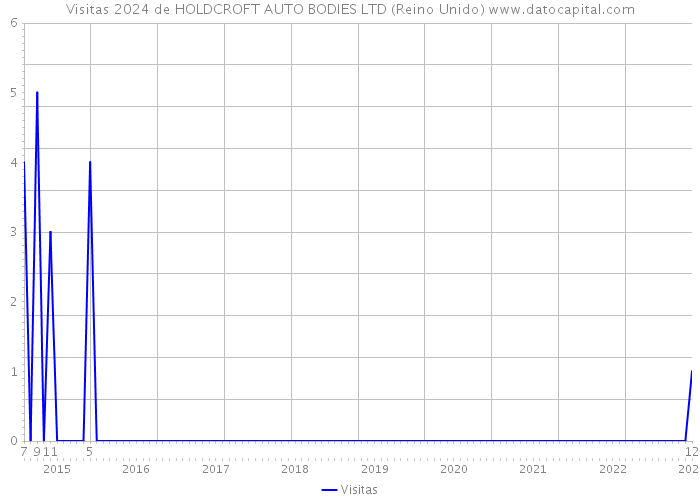 Visitas 2024 de HOLDCROFT AUTO BODIES LTD (Reino Unido) 