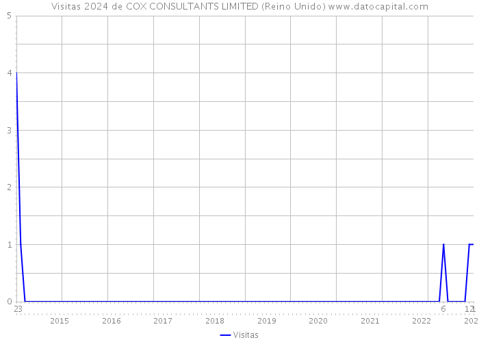 Visitas 2024 de COX CONSULTANTS LIMITED (Reino Unido) 