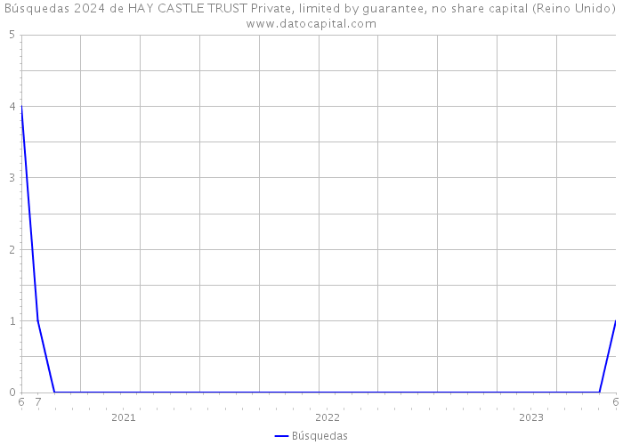 Búsquedas 2024 de HAY CASTLE TRUST Private, limited by guarantee, no share capital (Reino Unido) 