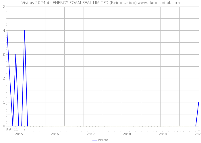 Visitas 2024 de ENERGY FOAM SEAL LIMITED (Reino Unido) 