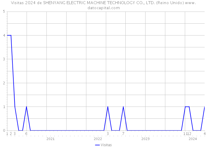 Visitas 2024 de SHENYANG ELECTRIC MACHINE TECHNOLOGY CO., LTD. (Reino Unido) 