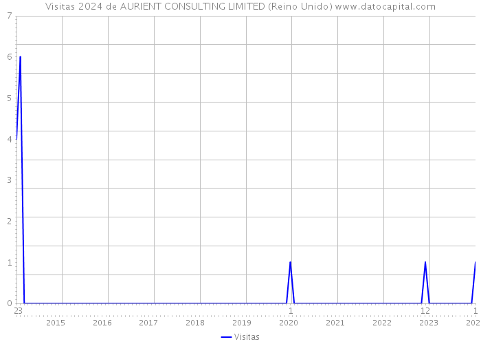 Visitas 2024 de AURIENT CONSULTING LIMITED (Reino Unido) 