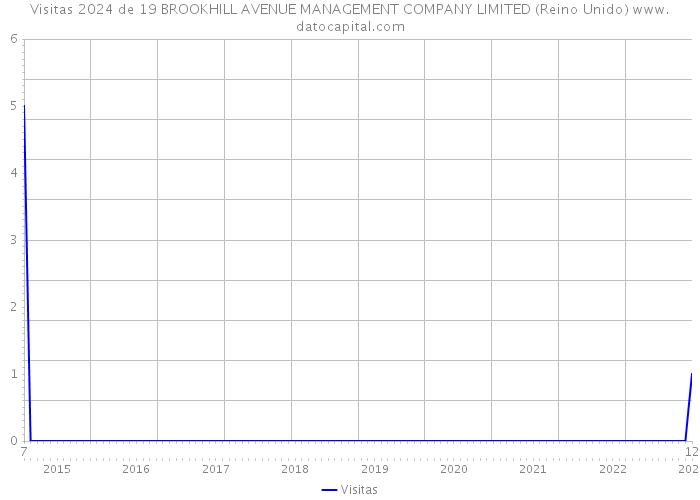 Visitas 2024 de 19 BROOKHILL AVENUE MANAGEMENT COMPANY LIMITED (Reino Unido) 