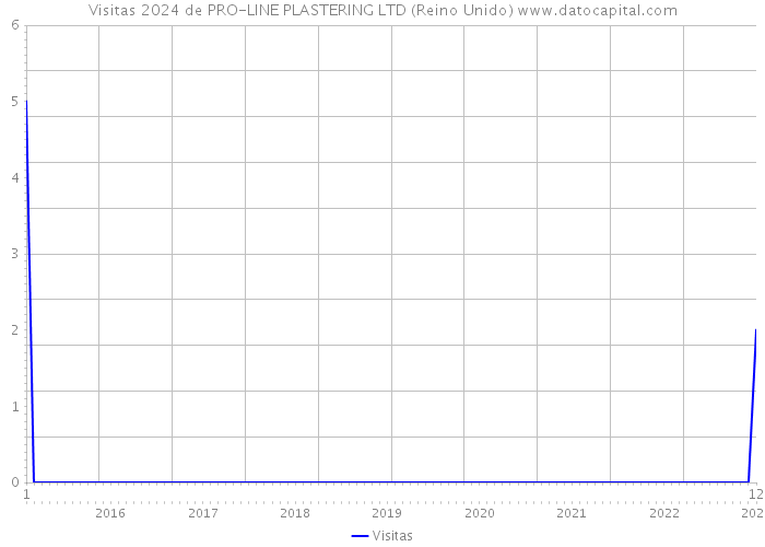 Visitas 2024 de PRO-LINE PLASTERING LTD (Reino Unido) 