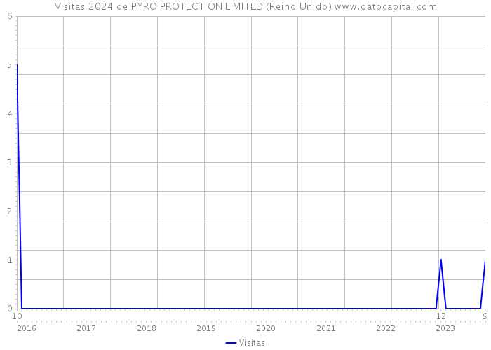 Visitas 2024 de PYRO PROTECTION LIMITED (Reino Unido) 
