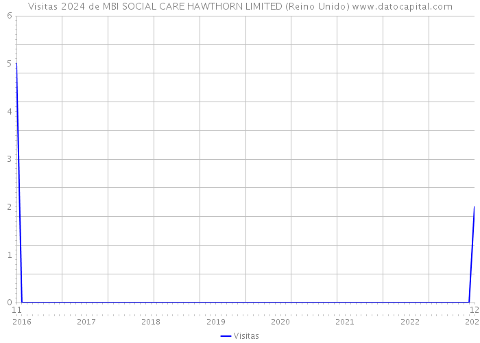 Visitas 2024 de MBI SOCIAL CARE HAWTHORN LIMITED (Reino Unido) 