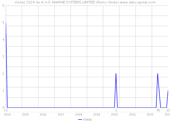 Visitas 2024 de A.V.O. MARINE SYSTEMS LIMITED (Reino Unido) 