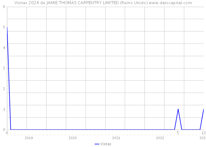 Visitas 2024 de JAMIE THOMAS CARPENTRY LIMITED (Reino Unido) 
