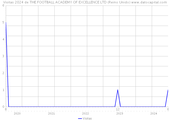 Visitas 2024 de THE FOOTBALL ACADEMY OF EXCELLENCE LTD (Reino Unido) 