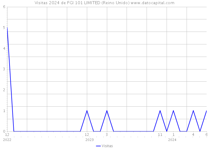 Visitas 2024 de FGI 101 LIMITED (Reino Unido) 